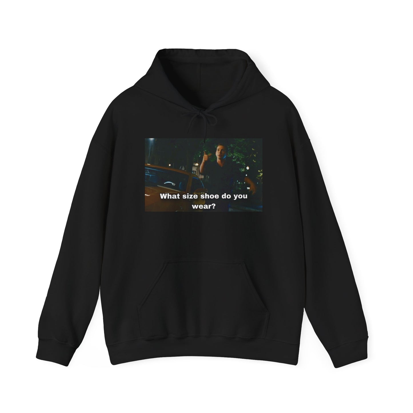 What size shoe hoodie