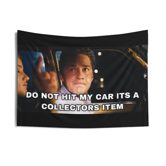 Do not hit my car flag